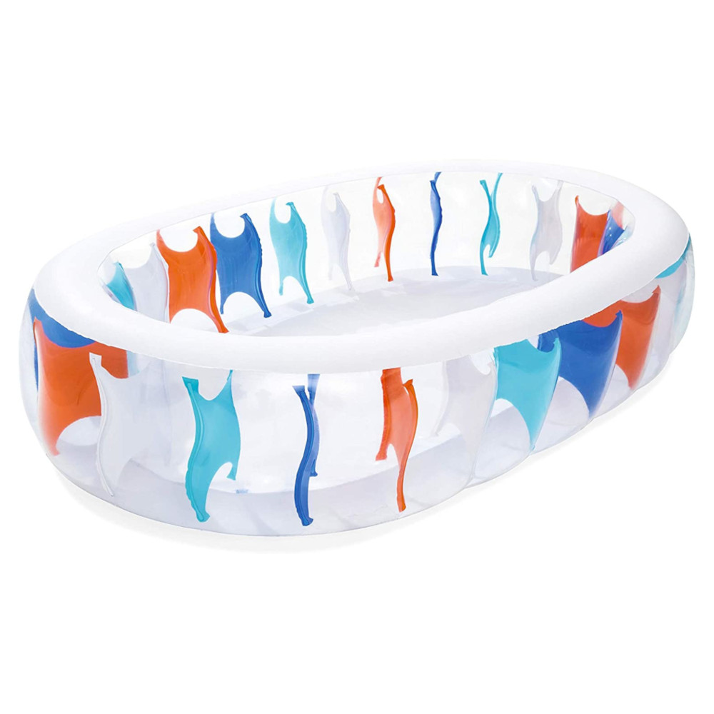 Piscina gonfiabile ovale da giardino per bambini bestway - 234x152x51h cm.
